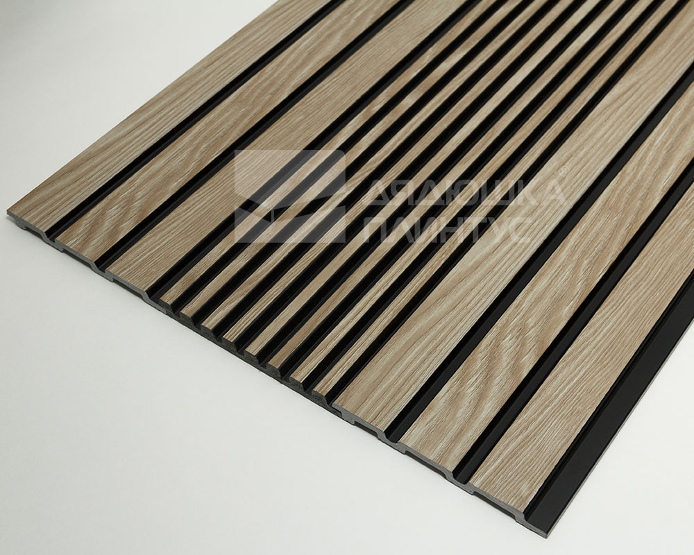 Панель вспененный полистирол ГРЕЙС 3D RAIL 120*2700 мм.  Береза