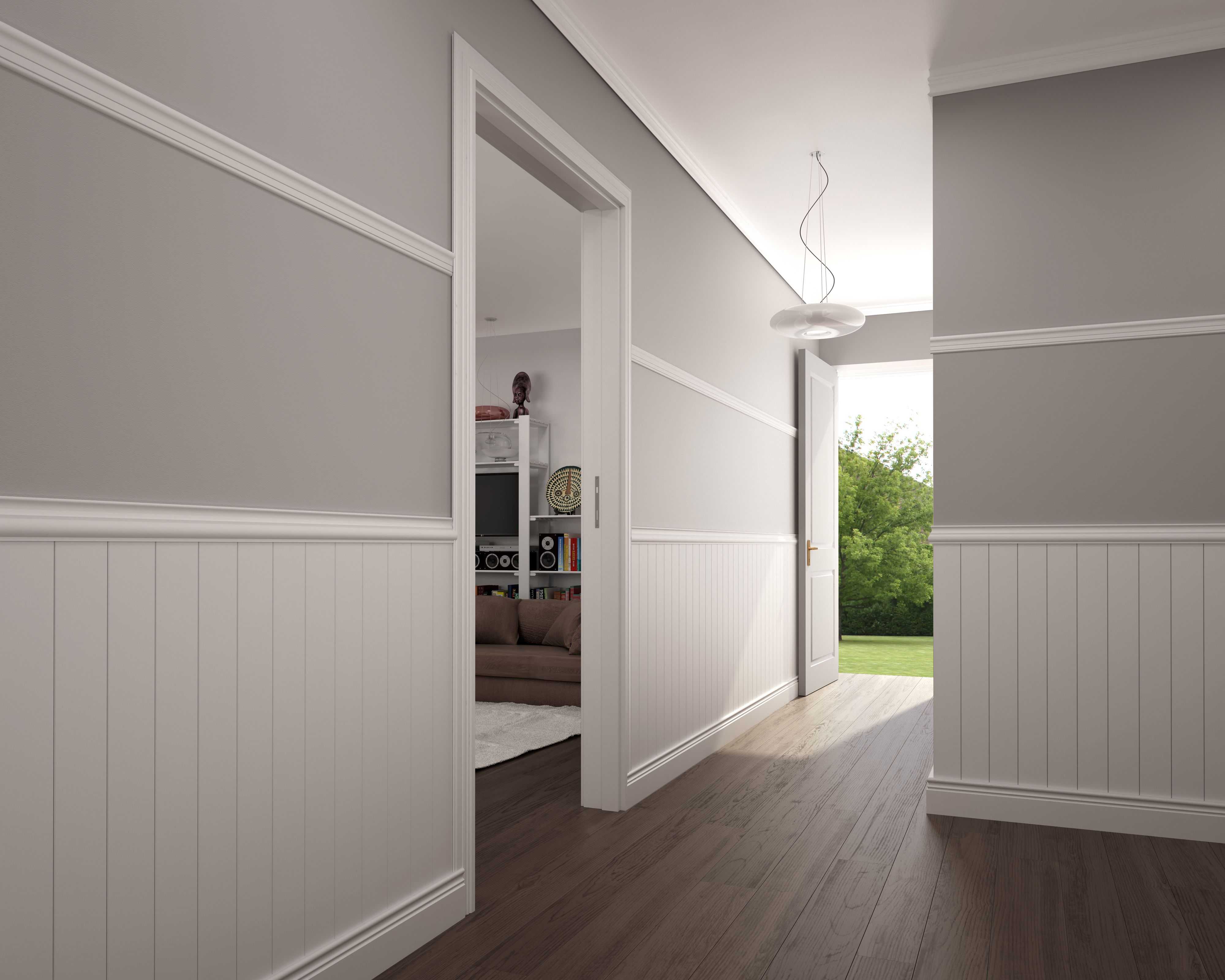 Плинтус МДФ Smartprofile Глосс 82 Белый