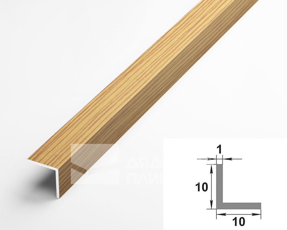 Купить Угол декоративный 10х10 Уп 01-27.2700.576 Бамбук в магазине «Дядюшка  Плинтус - Рыбинск»