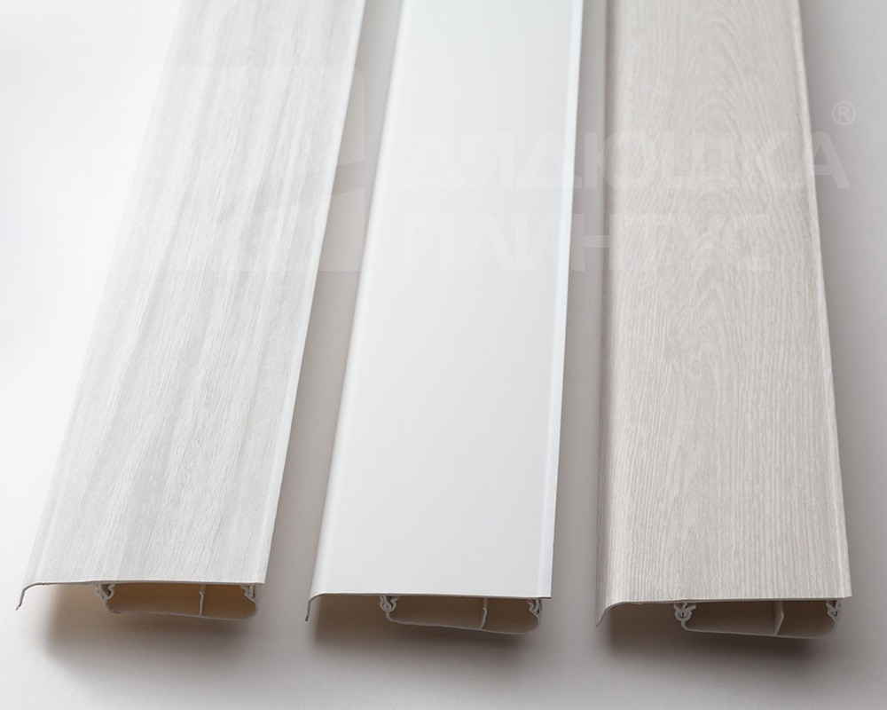 Плинтус ПВХ Salag Lima 72мм 2,5м. Маскара