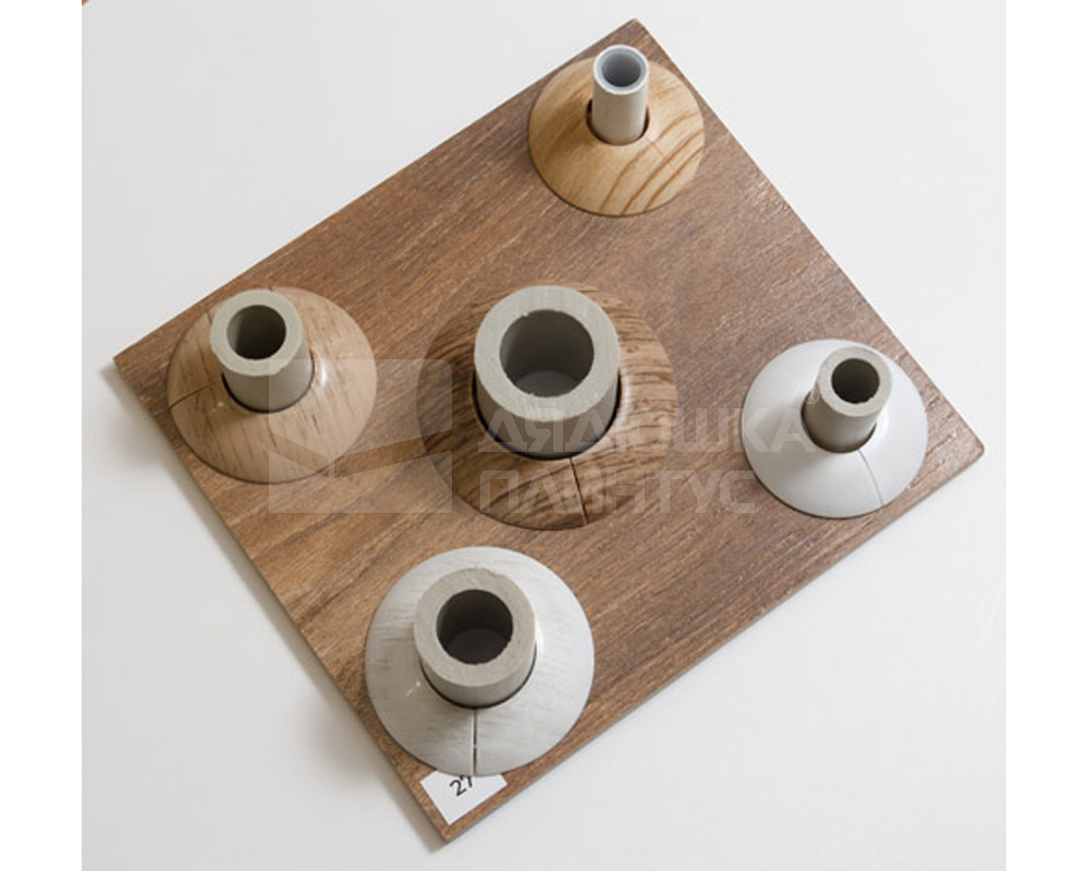 Розетта для труб ПВХ Грейс D16 159 Дуб английский