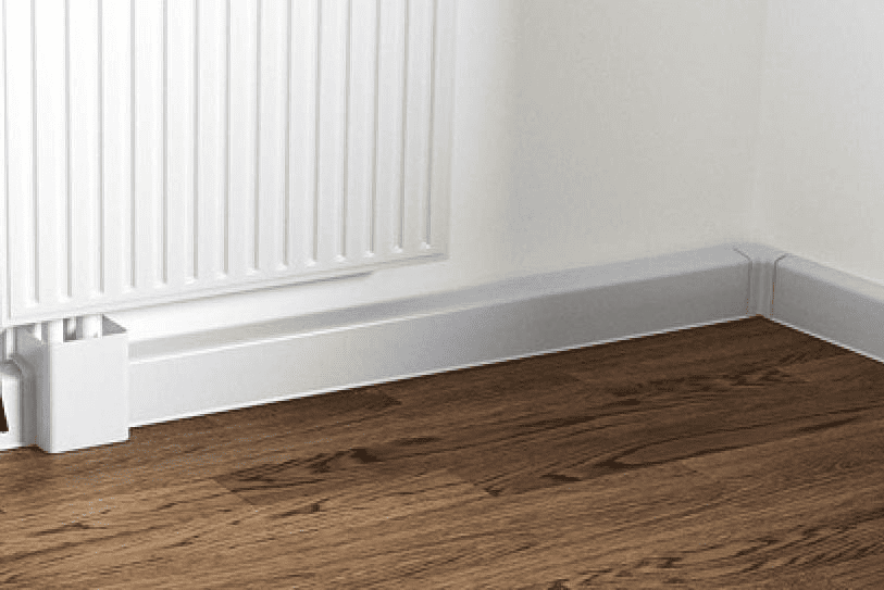 Плинтус для труб отопления ПВХ Smartprofile Аква. 2.2 метра
