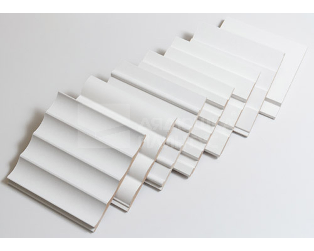 Стеновая панель МДФ. 2760*122*12мм AP122503.91 Белый под покраску