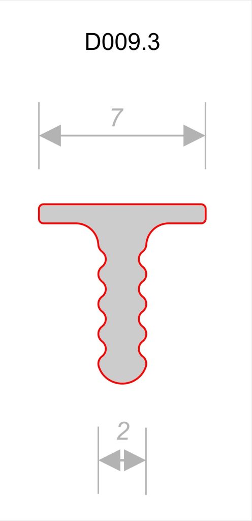 Теневой профиль Decaro Engineering D009.3A Медь 3,0 м