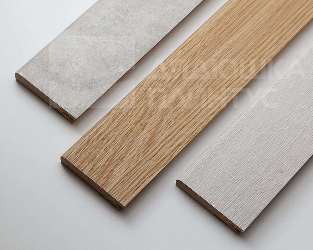 Плинтус МДФ Лука Пл 100-1МДФ.2700.Point line 24014 Дуб оверленд темный