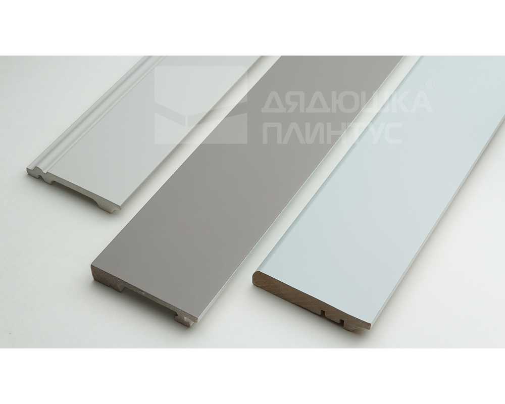 Плинтус МДФ Волшебная палочка 81402 81мм 2,4м.  Окрашенная. RAL 1013