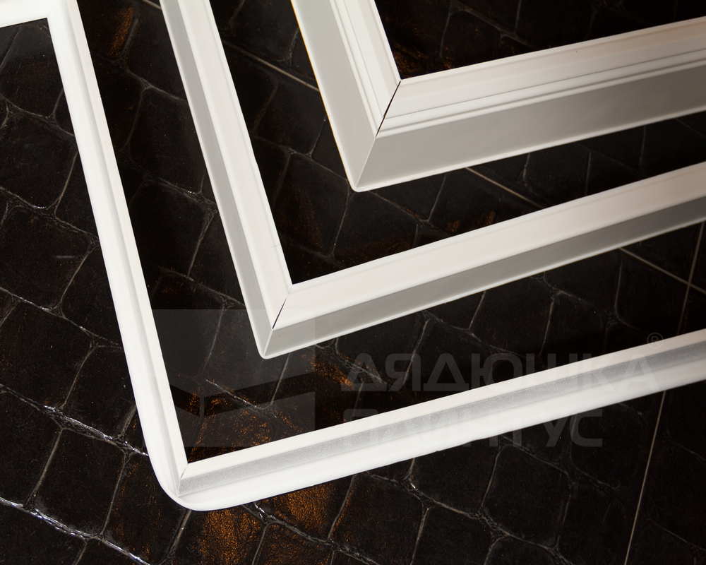 Плинтус ХДФ Dollken S60 60 мм х 2,575м 1001 Чёрный