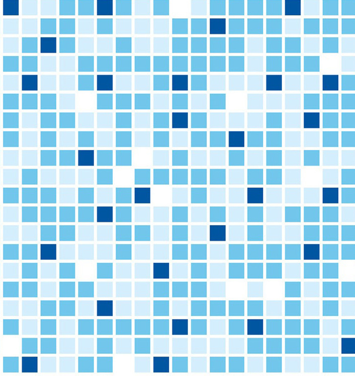 Панель ПВХ ГРЕЙС 955*480 10шт/уп Мозаика Синяя. Цена указана за 4,7 м²